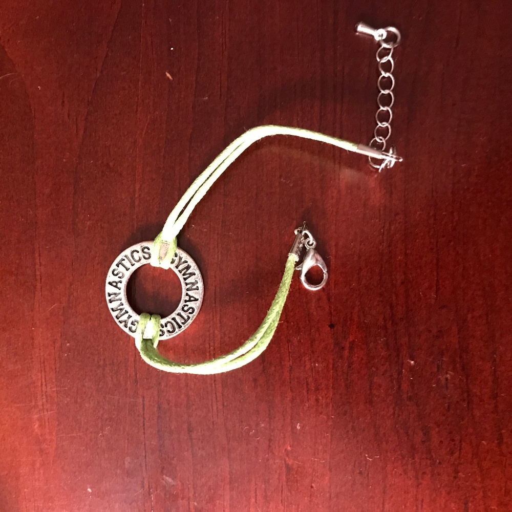 green gymnastics bracelet